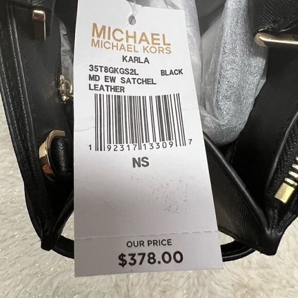 🔥🎁NWT! Michael Kors KARLA EW Satchel Handbag Msrp:$378.00 - Picture 6 of 7
